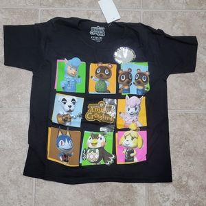 2/$25 Animal Crossing 4/5 Short Sleeve Tee XXS Boys Kids Nintendo Offical NEW